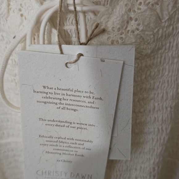 NWT Christy Dawn Madeline Pearl Midi Dress - Picture 3 of 7